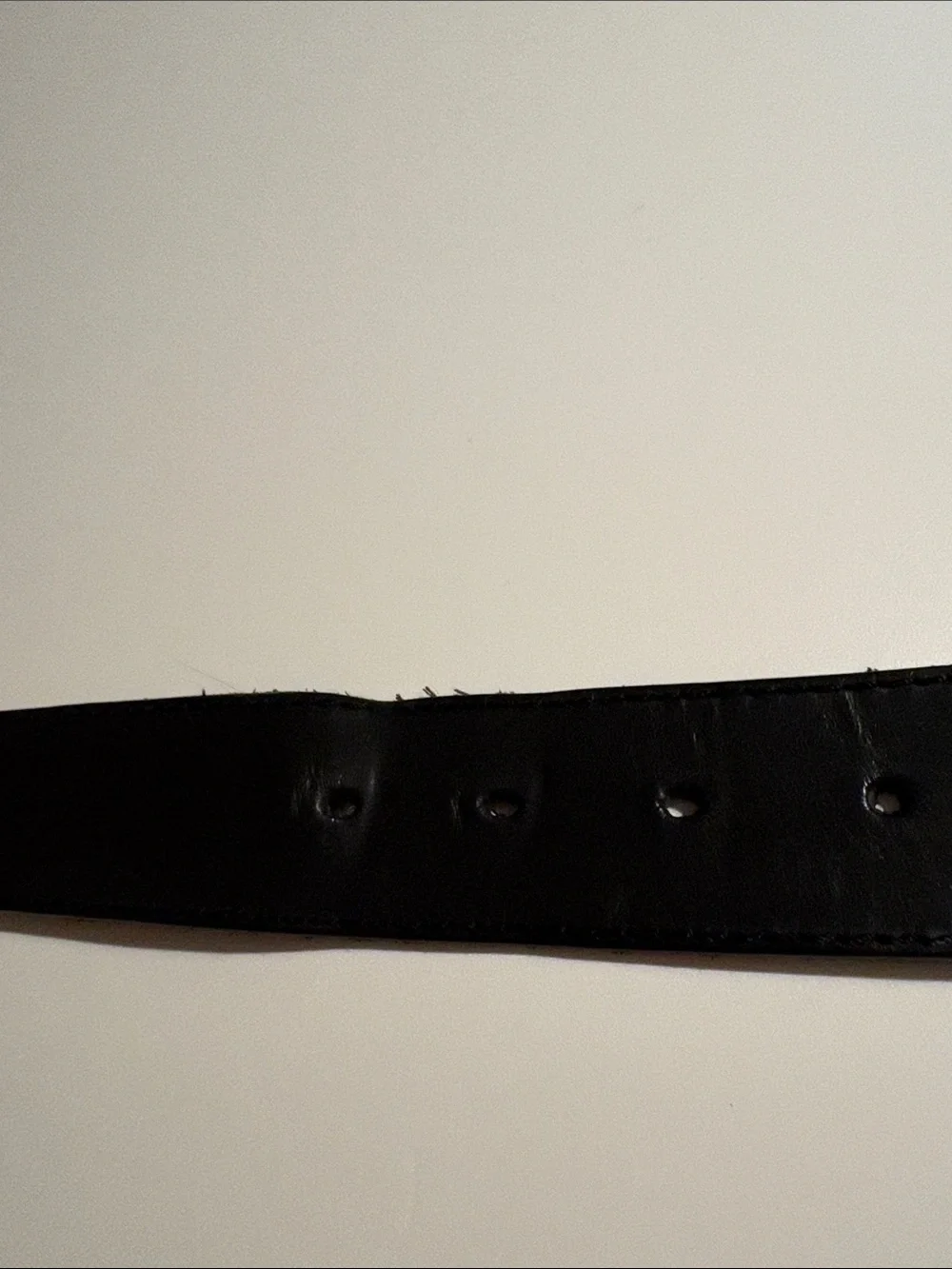 Men’s Carhartt Black Leather Belt with Branded Silver Buckle size 38 used